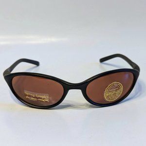 NWT True Vintage 90's Plastic Oval Style Sporty Sunglasses (M.Black)